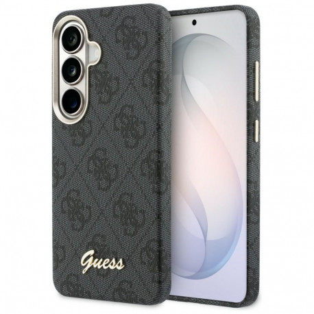 Guess Samsung Galaxy S26 PU 4G Script Metal Logo With MagSafe Case Black