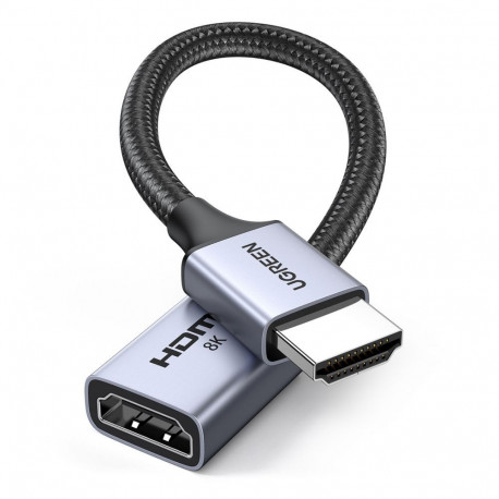 Ugreen Ugreen HD165 HDMI (Male) / HDMI (Female) 8K Cable 0.15m - Gray