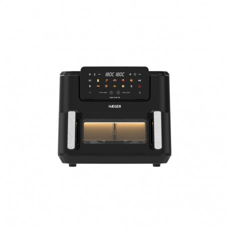 Haeger AF-D10.010B Super Cook Digital Air Fryer 10L ( 2 x 5L ) 2600W