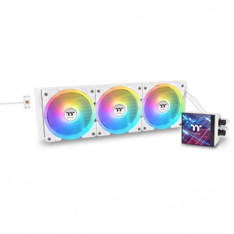 Thermaltake MAGFloe 420 Ultra ARGB Sync AIO Liquid Cooler (White, Snow Edition)