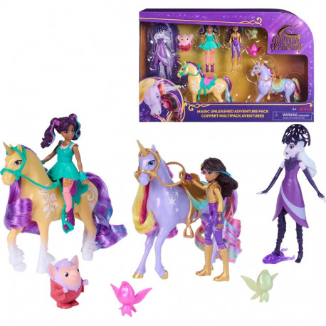 Unicorn Academy - Abenteuer-Set, mit Ravenzella, Sophia, Ava, Wildstar, Leaf
