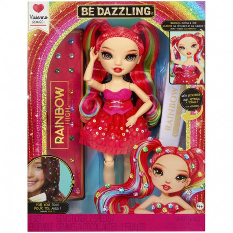 MGA Entertainment Rainbow High Be Dazzling Fashion Dolls - Vivienne Rouge
