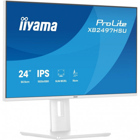 ProLite monitor XB2497HSU-W1 60.5cm (23.8 Zoll) FullHD IPS HDMI DP USB-Hub ergonoomiline jalus 120Hz