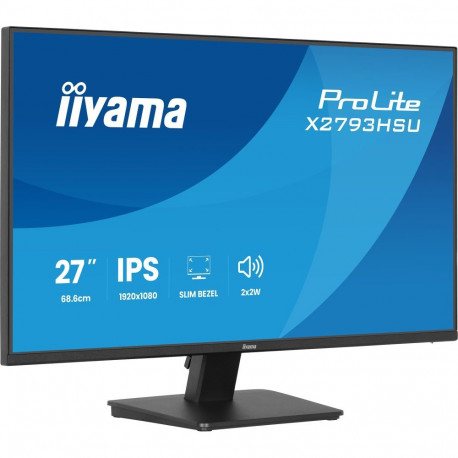 ProLite X2793HSU-B1 (68.6 cm (27 Zoll), schwarz (matt), FullHD, IPS, HDMI, DP, USB-Hub, Lautsprecher