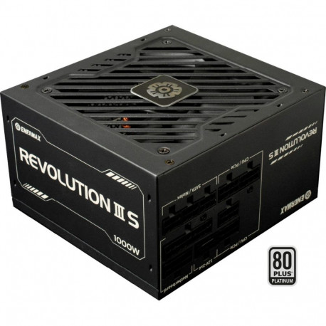 REVOLUTION toiteplokk III S 1000W 1x 12-Pin High Power GPU 4x PCIe kaablijuhtimine, must