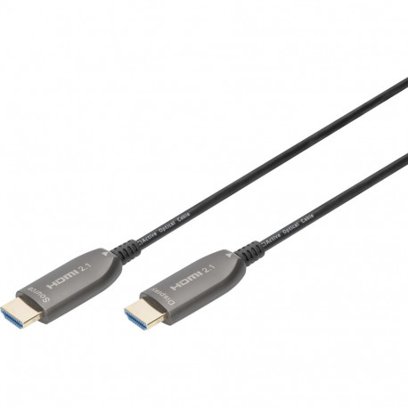 HDMI AOC Hybrid Glasfaserkabel, UHD 8K (schwarz, 15 Meter)