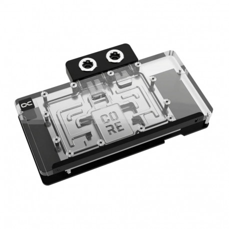Core RX 9070 XT Hellhound + Pure (transparent/chrom, inkl. Backplate)