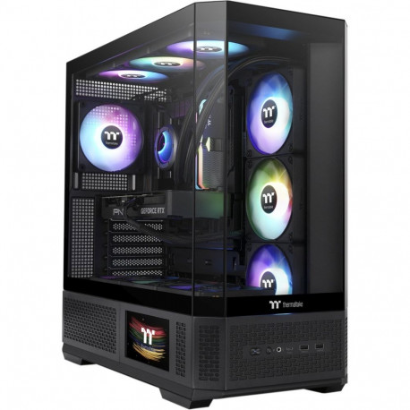 View 370 TG ARGB (schwarz, Tempered Glass x 3)