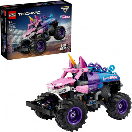 Technic ehituskomplekt 42220 Monster Jam Sparkle Smash tagasitõmbe-mootoriga