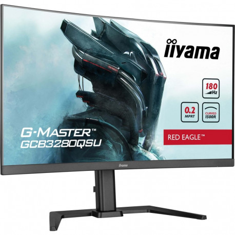G-Master monitor GCB3280QSU-B2 80cm (31.5 Zoll) QHD VA kõverpaneel 180Hz Adaptive-Sync, must (matt)