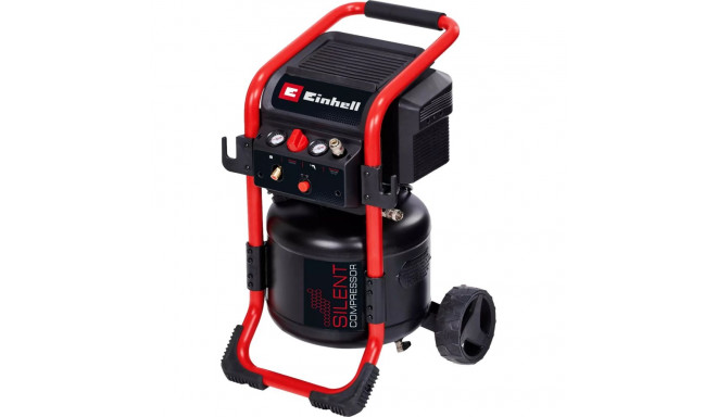Kompressor TE-AC 240/24 Silent (schwarz/rot, 1.500 Watt)