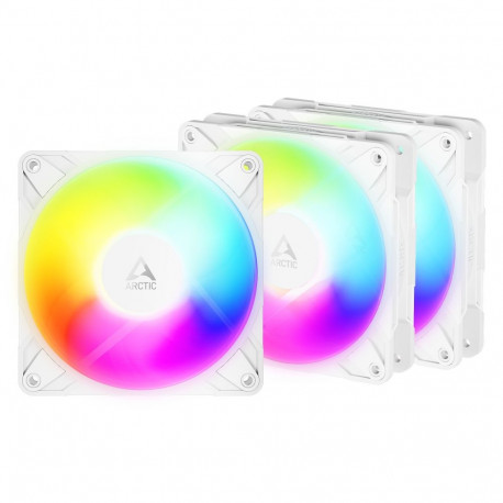 Arctic P12 Pro Reverse A-RGB (white, pack of 3, reverse, 120 mm)