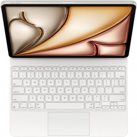 Magic Keyboard für das 13" iPad Air (M3) (weiß, US-Layout, Scherenmechanik)