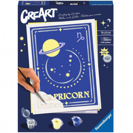 Ravensburger CreArt - Zodiac sign Capricorn, painting