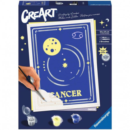Ravensburger CreArt - Cancer zodiac sign, painting