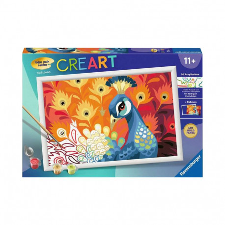 Ravensburger CreArt - Proud Peacock, painting