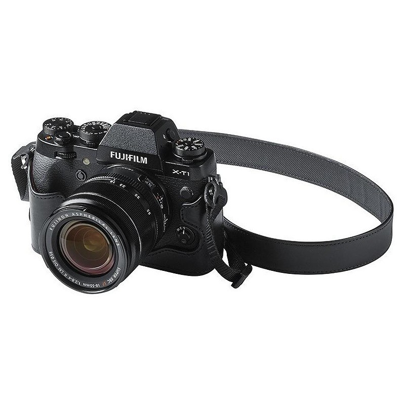 Fujifilm leather case BLC-XT1, black - Camera bags - Nordic Digital