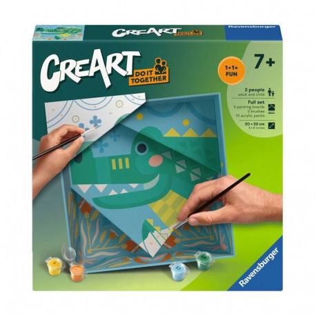 Ravensburger CreArt Do it together - Crocodile, painting