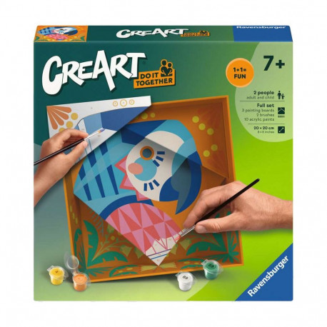 Ravensburger CreArt Do it together - parrot, painting