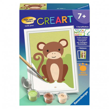 Ravensburger CreArt - Little Monkey, painting
