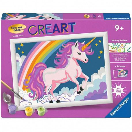 Ravensburger CreArt - Pink Unicorn, painting