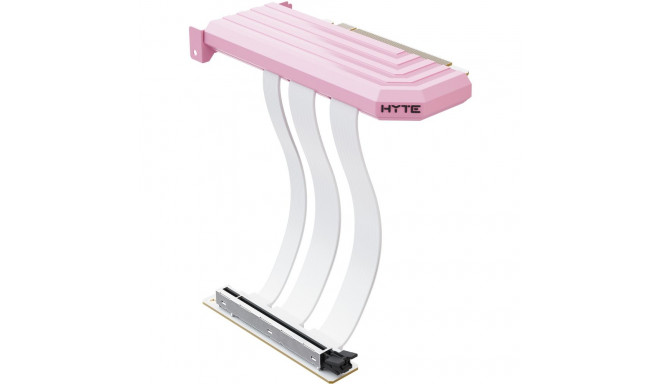 PCIe 5.0 Hyper Riser (rosa/weiß, 20cm)