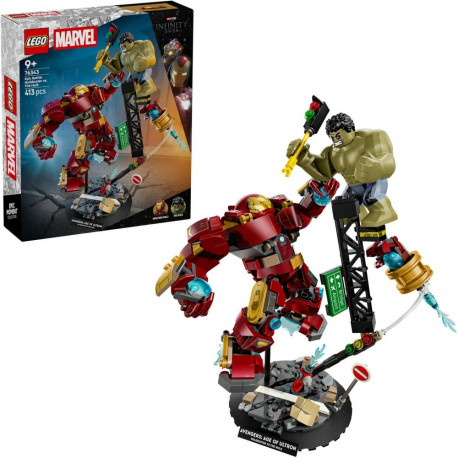 LEGO 76343 Marvel Super Heroes Battle of the Giants: Hulkbuster vs. Hulk, Construction Toy