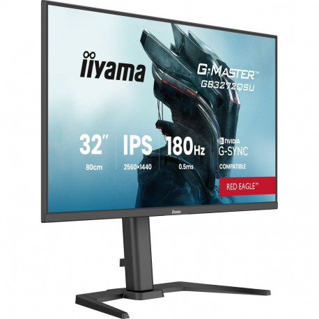G-Master GB3272QSU-B1 Red Eagle (80 cm (31.5 Zoll), schwarz (matt), QHD, IPS, HDMI, DP, G-Sync-Kompa