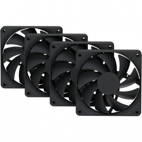 FA12 (schwarz, 4er Pack, 120 mm)