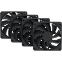 HYTE FA12, black case fans, 4-pack, 120 mm