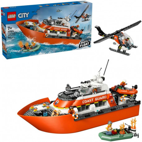 City rannavalve päästepaat 60504 koos helikopteriga