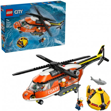 LEGO 60503 City Coast Guard Helicopter, Construction Toy