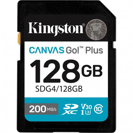 Canvas Go! Plus mälukaart SDXC 128GB UHS-I U3 Class 10 V30, must