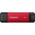 Kingston Dual Portable 2 TB, External SSD red/black