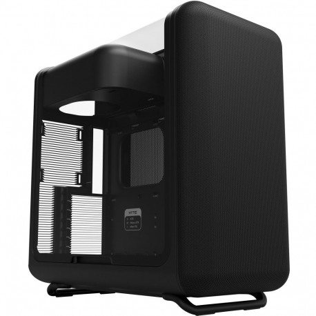 X50 Pitch Black (schwarz, Tempered Glass)