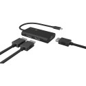 ICY BOX IB-AD1030-C, adapter black, USB Type-C, HDMI