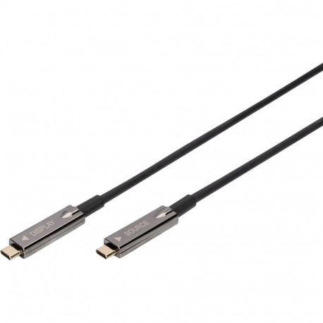 4K USB-C AOC AV-Anschlusskabel (schwarz, 10 Meter)