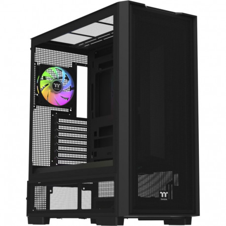 Thermaltake S380 TG ARGB Black, Tower Case, Black, Tempered Glass