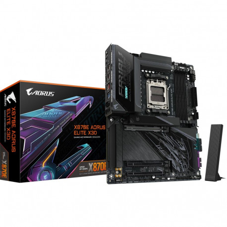 AORUS emaplaat X870E ELITE X3D, must