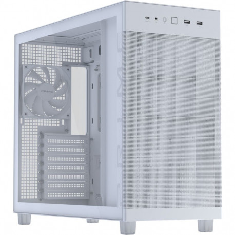 ASUS PRIME AP303 TG, Tower Case White, Tempered Glass