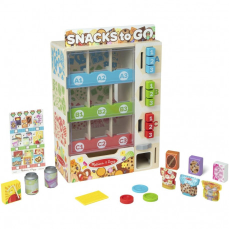 Melissa & Doug müügiautomaadi puidust mängukomplekt