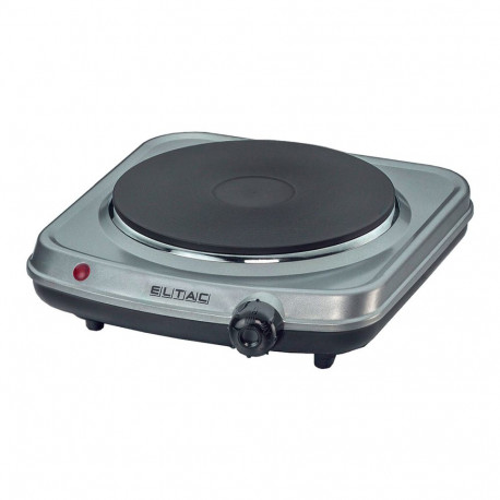 Rommelsbacher single hotplate ELTAC EK 18 silver/black, 1,500 watts, cooking surface O 18cm