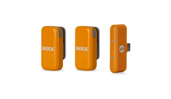 Wireless Micro USB-C  (orange)