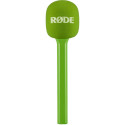 Rode Microphones Interview GO, green microphone, adapter