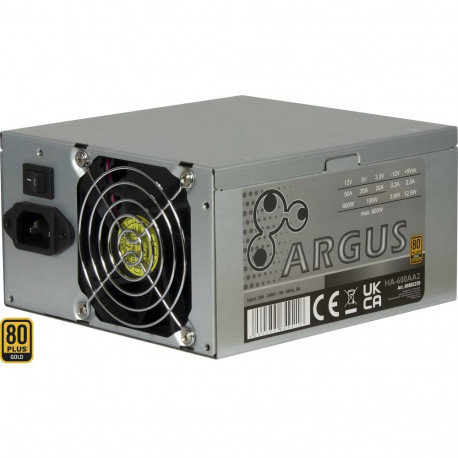 Inter-Tech HA-600AA2, PC power supply silver, 1x PCIe, 600 watts