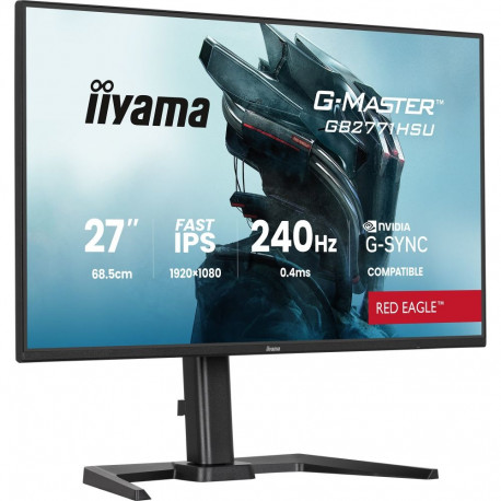 G-Master monitor GB2771HSU-B1 Red Eagle 68.6cm (27 Zoll) FullHD Fast-IPS HDMI DP G-Sync ühilduv USB-