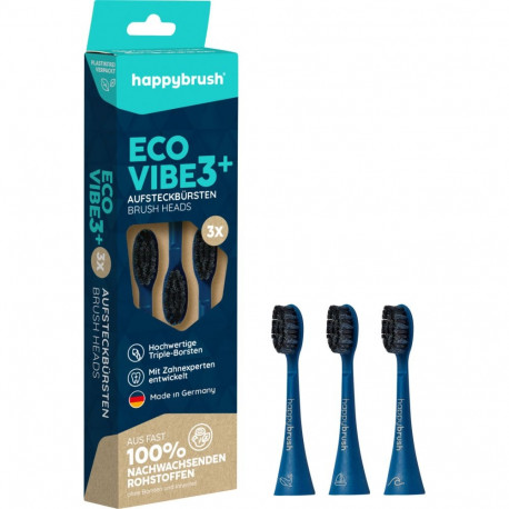 ECO VIBE 3 Auftsteckbürsten (blau)