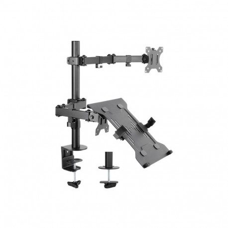 Monitorhalterung mit Laptop-Arm Flex (schwarz, für Monitore von 13" - 32" (33 - 81cm))
