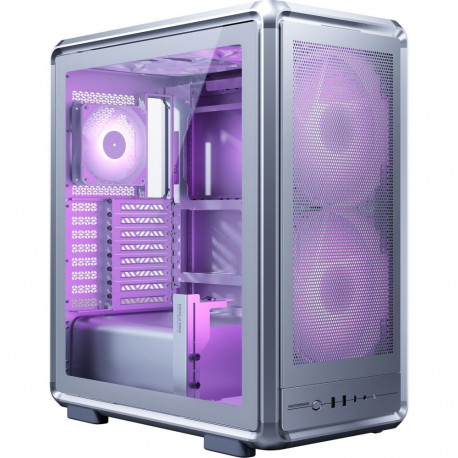 Cooler Master Masterframe 500 Mesh ARGB, Tower Case Silver, Tempered Glass