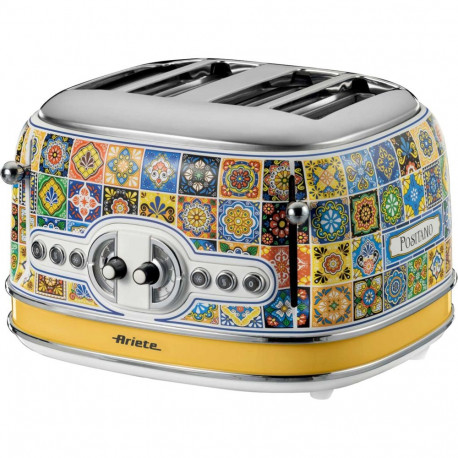 Ariete 4-slice toaster Positano multicoloured, 1630 watts, for 4 slices of toast